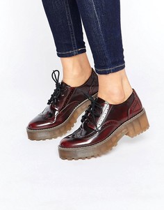Туфли со шнуровкой Monki - Красный