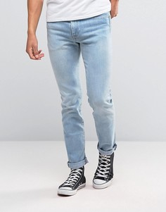 Выбеленные джинсы слим Levis 511 Friends and Neighbours - Синий