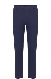 Хлопковые брюки прямого кроя с вышивкой Valentino