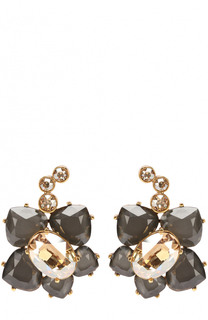 Серьги с кристаллами Swarovski Oscar de la Renta