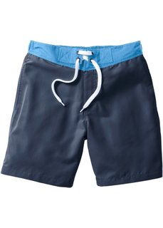 Пляжные шорты Regular Fit длинного покроя (темно-синий) Bonprix