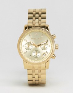 Часы с хронографом Michael Kors Ritz Glitz MK5676 - Золотой