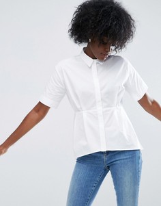 Хлопковая рубашка ASOS - Белый