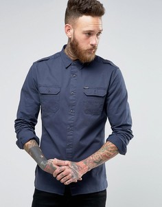 Рубашка в стиле милитари Firetrap - Темно-синий