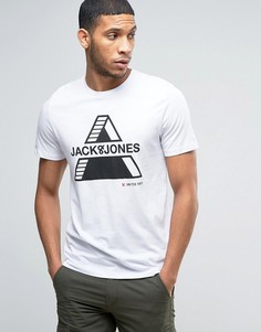 Футболка с треугольником Jack & Jones - Белый