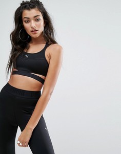 Топ-бюстгальтер с бретелями Puma Powershape - Черный