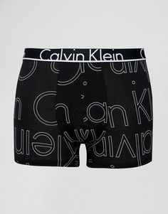 Хлопковые боксеры-брифы Calvin Klein - Синий