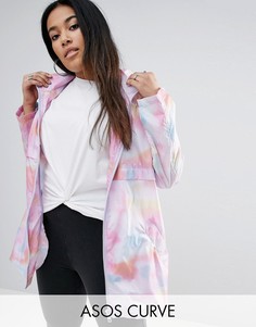 Складывающийся макинтош пастельного цвета ASOS CURVE - Мульти