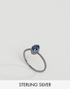 Серебряное кольцо с камнем ASOS - Серебряный