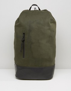 Рюкзак с застежкой на навесных петлях ASOS - Зеленый