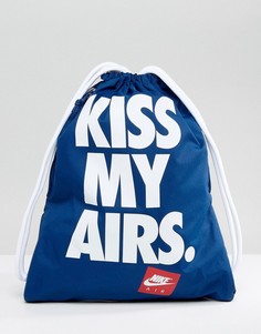 Синий рюкзак на шнурке Nike Heritage BA5431-423 - Синий