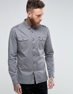 Рубашка в стиле милитари Firetrap - Серый