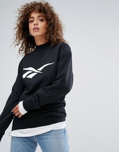 Oversize-свитшот Reebok Classics - Черный