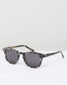 Классические солнцезащитные очки в квадратной оправе Han Kjobenhavn - Черный
