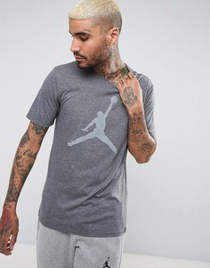 Серая футболка с логотипом Nike Jordan Jumpman 834473-073 - Серый