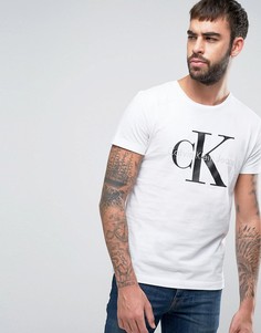 Классическая футболка Calvin Klein Jeans Re-Issue - Белый