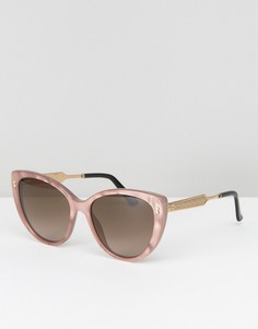 Солнцезащитные очки кошачий глаз Gucci - Розовый