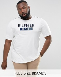 Белая футболка с логотипом NYC Tommy Hilfiger PLUS - Белый