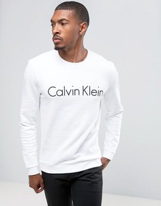 Свитшот с логотипом Calvin Klein - Белый