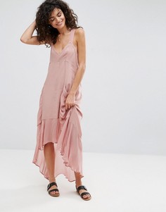 Повседневное свободное платье макси ASOS - Розовый