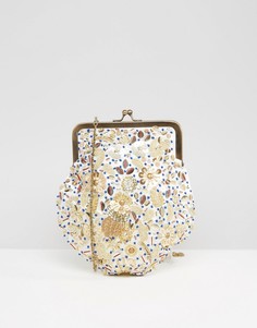 Декорированная сумка на плечо Park Lane - Кремовый