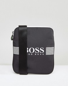 Серая сумка для путешествий с логотипом BOSS Green by Hugo Boss - Серый