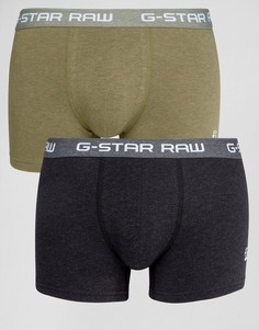 Комплект из 2 пар боксеров-брифов (зеленый/черный) G-Star Raw - Мульти