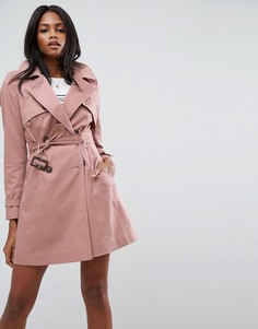 Классический тренч ASOS - Розовый