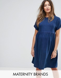 Свободное платье New Look Maternity - Синий