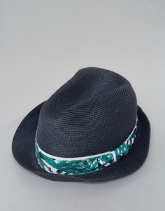 Фетровая шляпа с принтом Ted Baker - Синий
