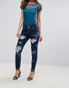 Рваные джинсы Glamorous - Синий