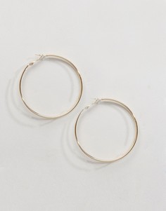 Двойные серьги-кольца ограниченной серии - Золотой Asos