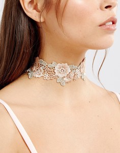 Ожерелье-чокер ограниченной серии с цветочной вышивкой - Мульти Asos
