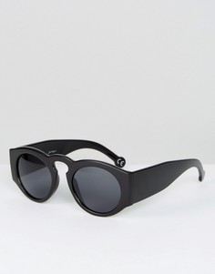 Круглые солнцезащитные очки в толстой оправе Jeepers Peepers - Черный