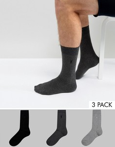 3 пары носков с логотипом AllSaints - Мульти