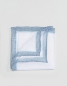 Льняной платок для нагрудного кармана ASOS - Синий