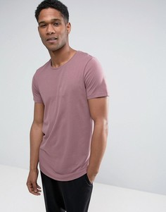 Длинная футболка Jack & Jones Premium - Розовый