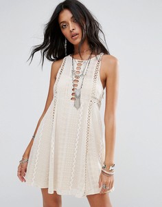 Платье мини Free People Wherever You Go - Белый