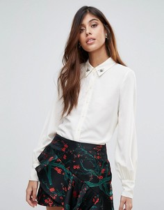 Рубашка с вышитыми пчелами Vero Moda - Белый