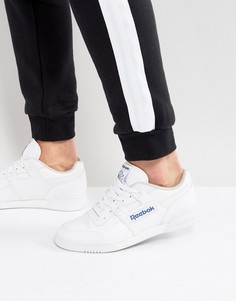 Белые кроссовки Reebok Workout Plus 2759 - Белый