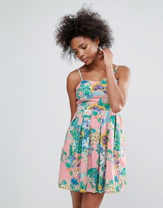 Легкое платье с тропическим принтом Urban Bliss - Мульти
