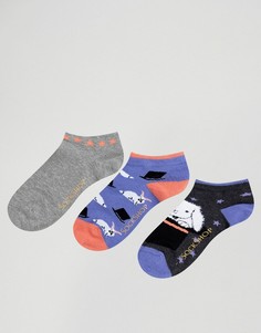 3 пары спортивных носков Sock Shop - Мульти