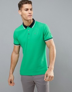 Поло с контрастным воротником Calvin Klein Golf - Зеленый
