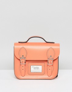 Маленький рюкзак Leather Satchel - Розовый