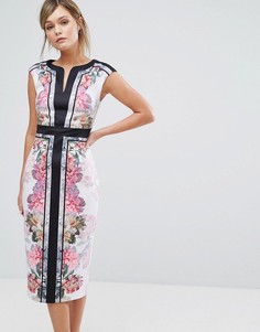 Облегающее платье с цветочным принтом Ted Baker Shawnie - Мульти