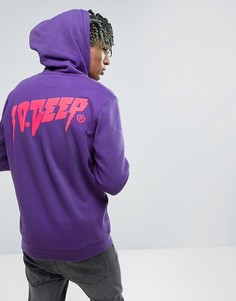 Худи с логотипом на спине 10 Deep - Фиолетовый