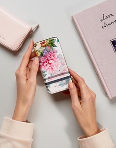 Кейс для Iphone 7 с принтом роз и зеркалом Ted Baker - Мульти