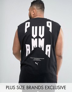 Черная oversize-майка Puma PLUS 57645303 эксклюзивно для ASOS - Черный