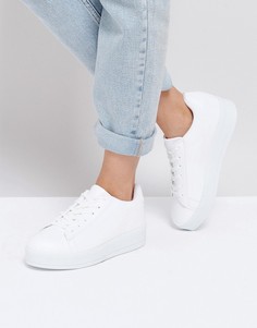 Массивные кроссовки на платформе New Look - Белый