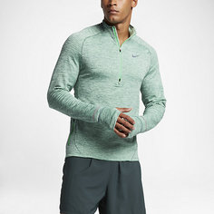 Мужская беговая футболка с длинным рукавом и половинной молнией Nike Sphere Element